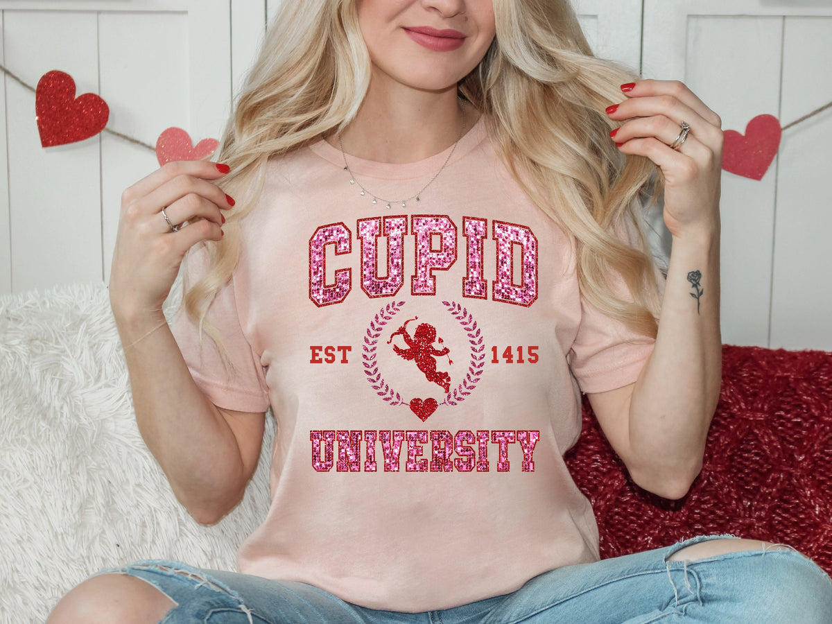 Cupid University Valentine's Day Sweatshirt: Love Shirt