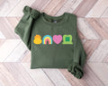 Rainbow Shamrock St. Patrick's Day Sweatshirt: Lucky Charm Shirt