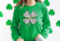 Dalmatian Four Leaf Clover Sweatshirt - St Patricks Day Shirt