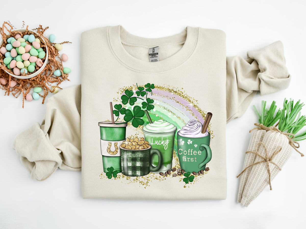 Lucky Latte St Patrick's Day Shirt: Irish Coffee Tee