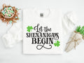 St. Patrick's Day Shirt: Let The Shenanigans Begin, Lucky Irish Tee