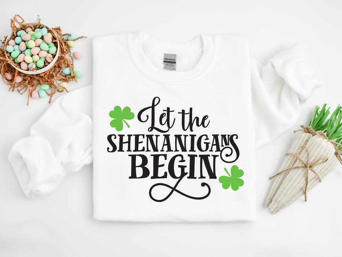 St. Patrick's Day Shirt: Let The Shenanigans Begin, Lucky Irish Tee