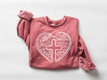 Faith Cross Shirt: Christian Love Heart Tee