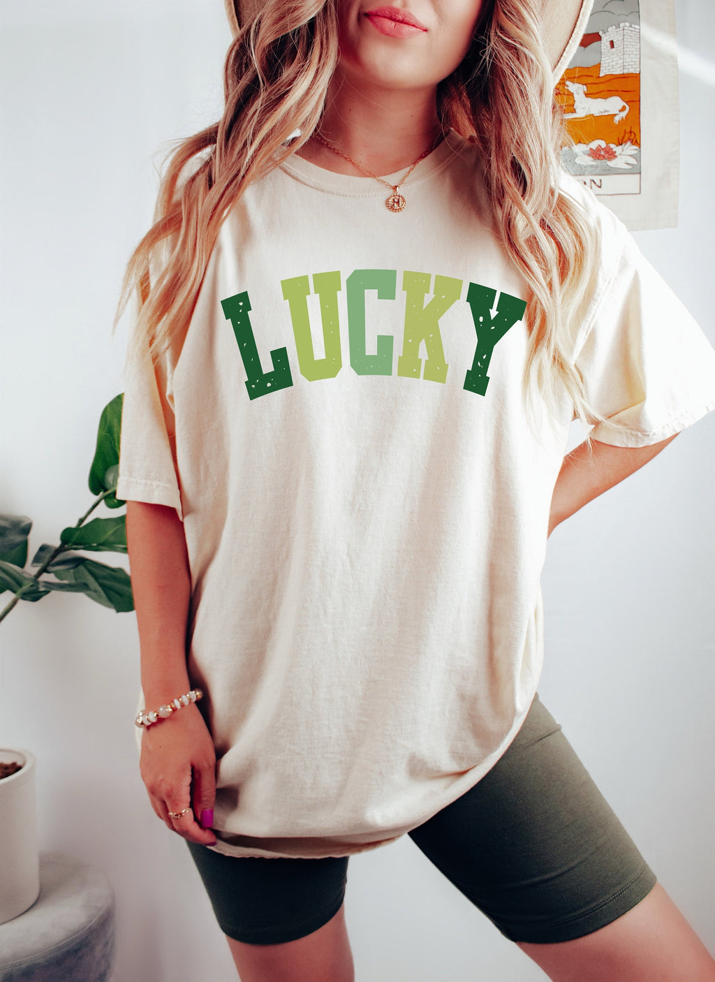Lucky Vibes Sweatshirt: St Patricks Day Irish Clover Sweater