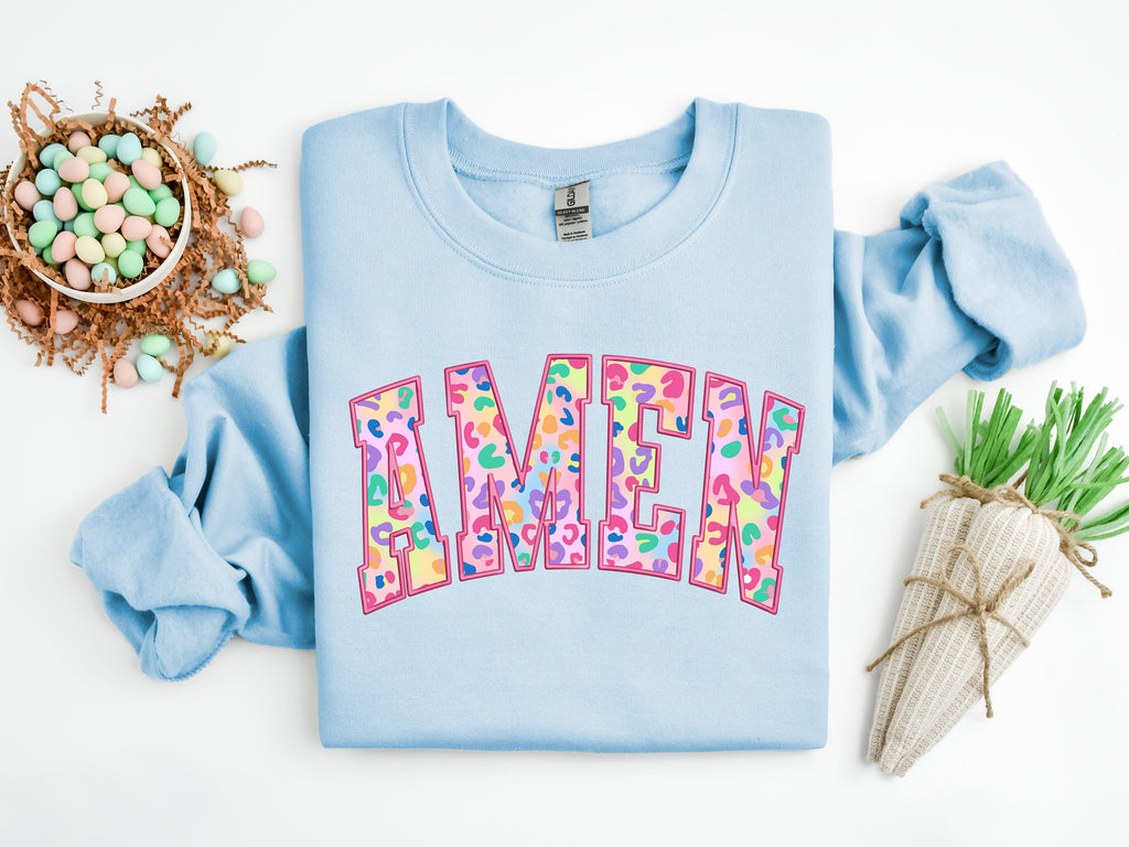 Easter Amen Shirt: Christian Faith, Colorful Easter Design
