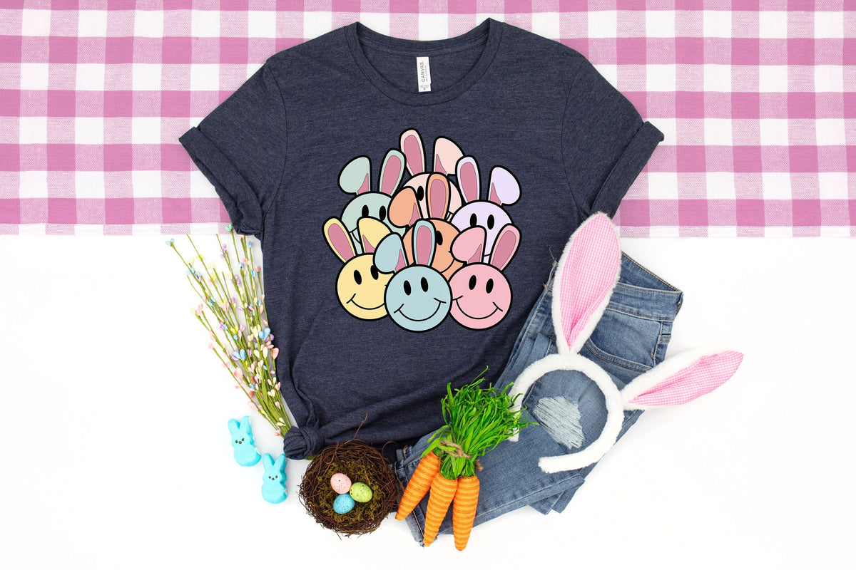 Teacher Easter Shirt: Bunny Smiles Back to School Tee