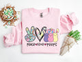 Peace Love Peeps Easter Shirt: Bunny Rabbit Tee