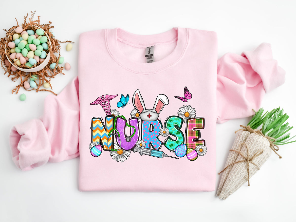 Nurse Easter Bunny T-Shirt, Easter Day Gift