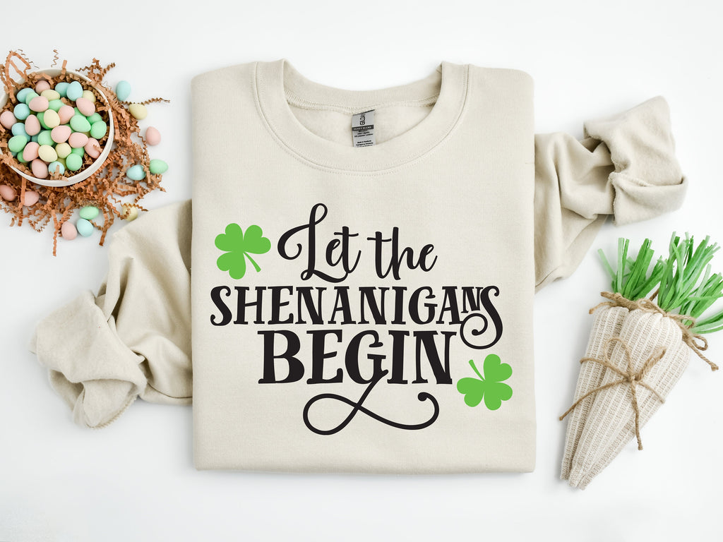 St. Patrick's Day Shirt: Let The Shenanigans Begin, Lucky Irish Tee