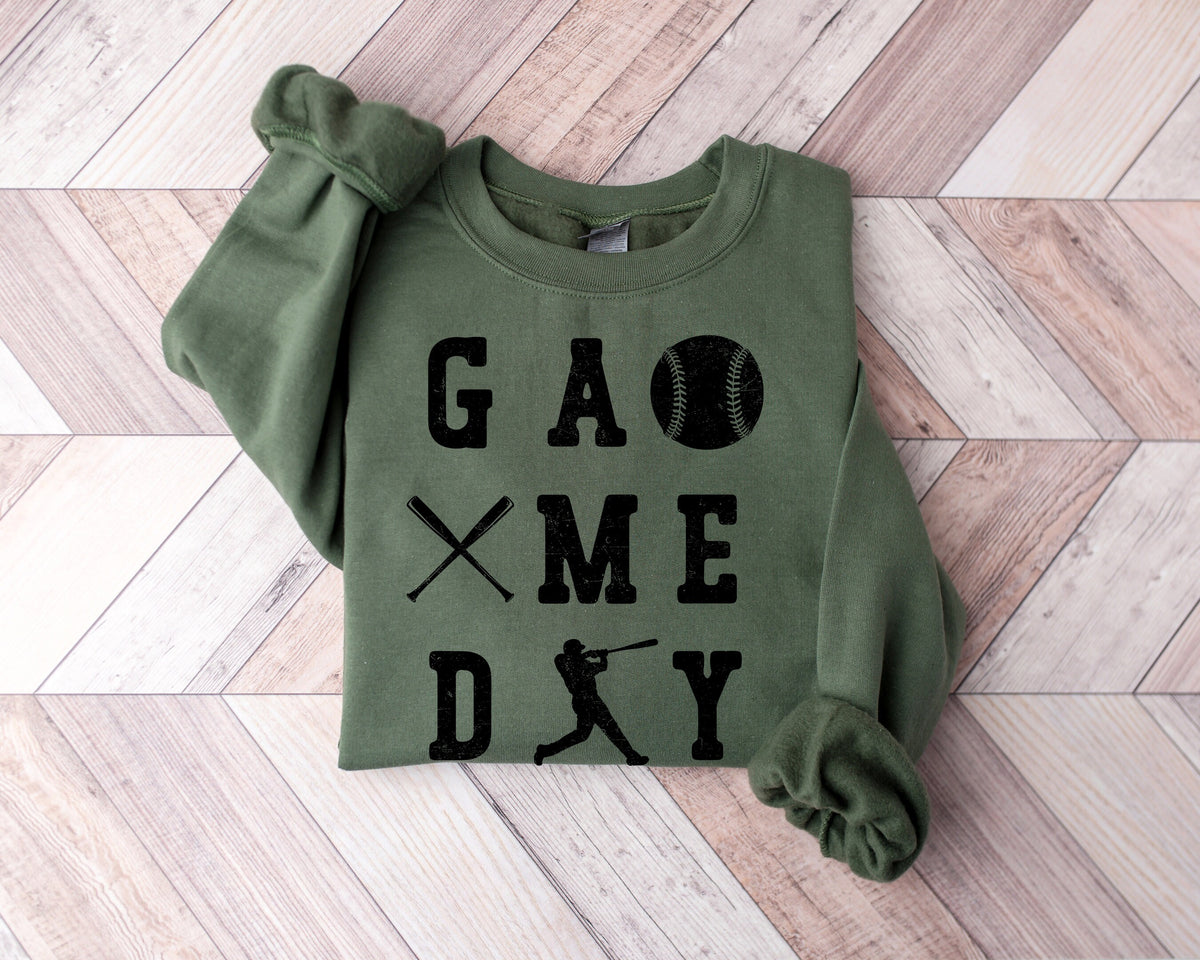 Baseball Game Day Shirt: Cotton Baseball Mom Tee