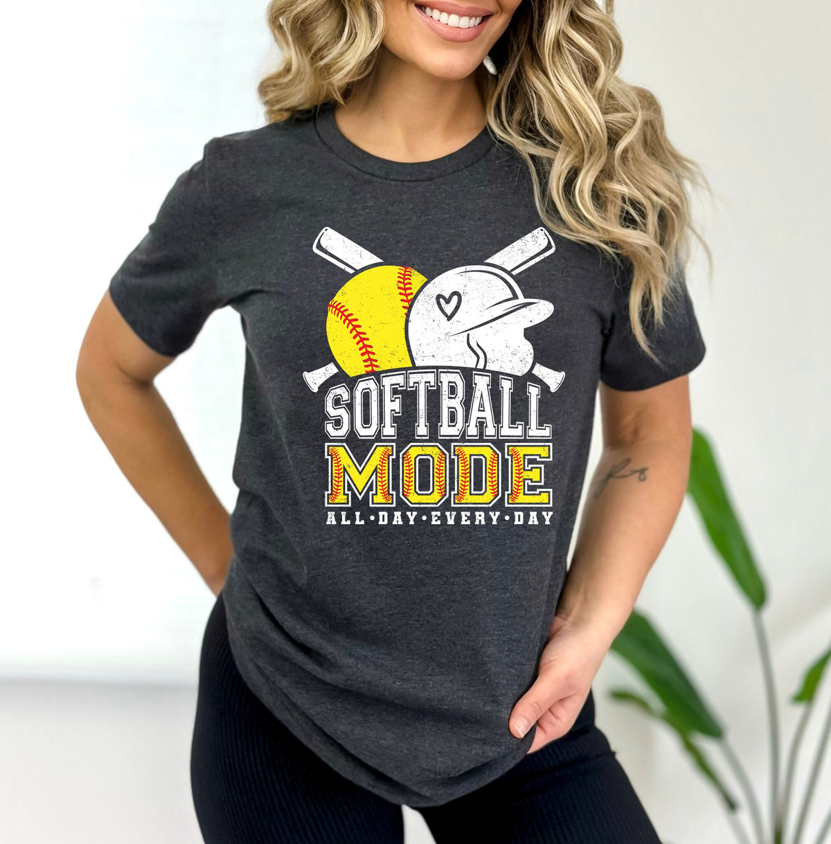 Softball Mom Shirt: Game Day Vibes, Sports Parent Tee