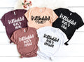 Tie Dye Birthday Girl Shirt: Family Matching Birthday Squad T-Shirt