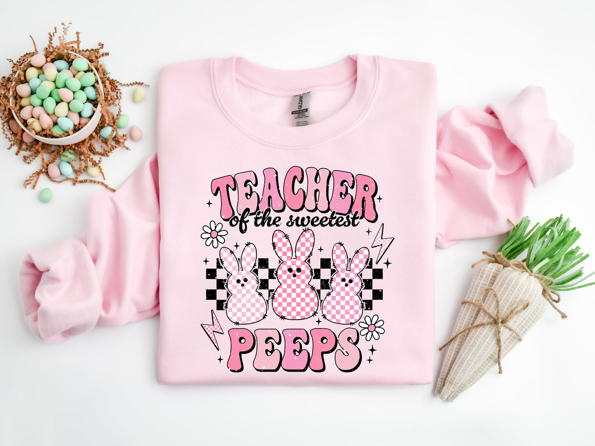 Teacher Peeps Easter Shirt: Eggcellent Student Bunny Tee