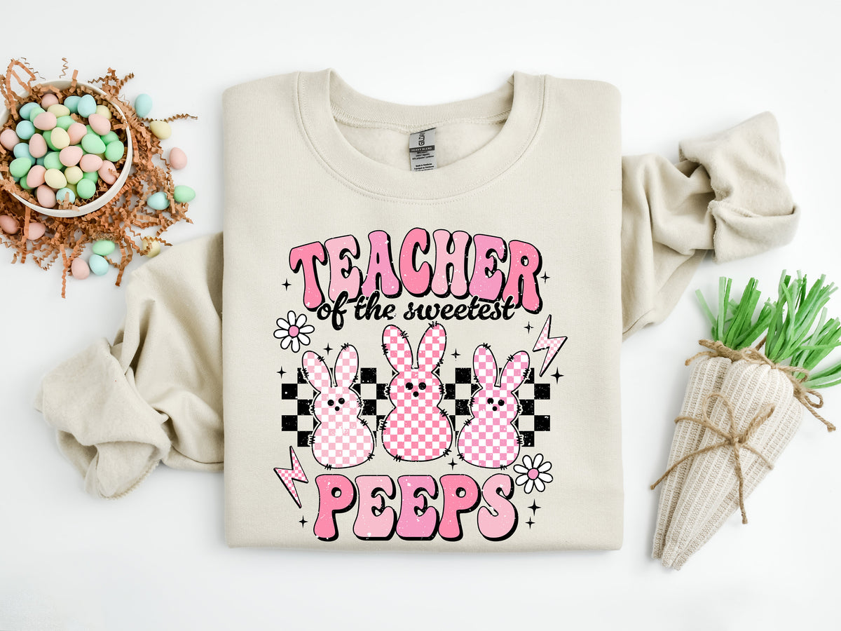 Teacher Peeps Easter Shirt: Eggcellent Student Bunny Tee