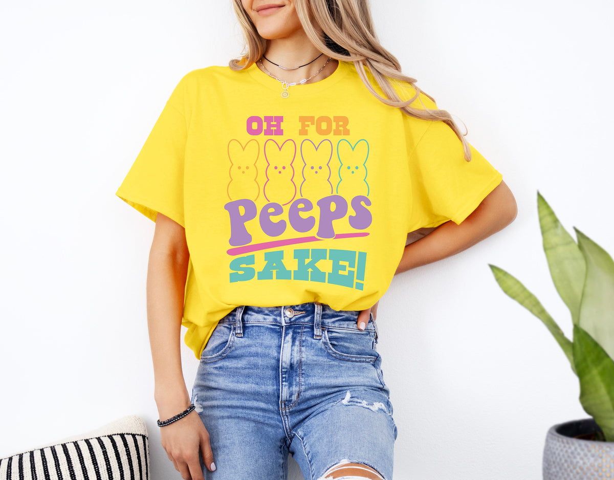 Oh For Peeps Sake Easter Shirt: Women's Easter Day Tee
