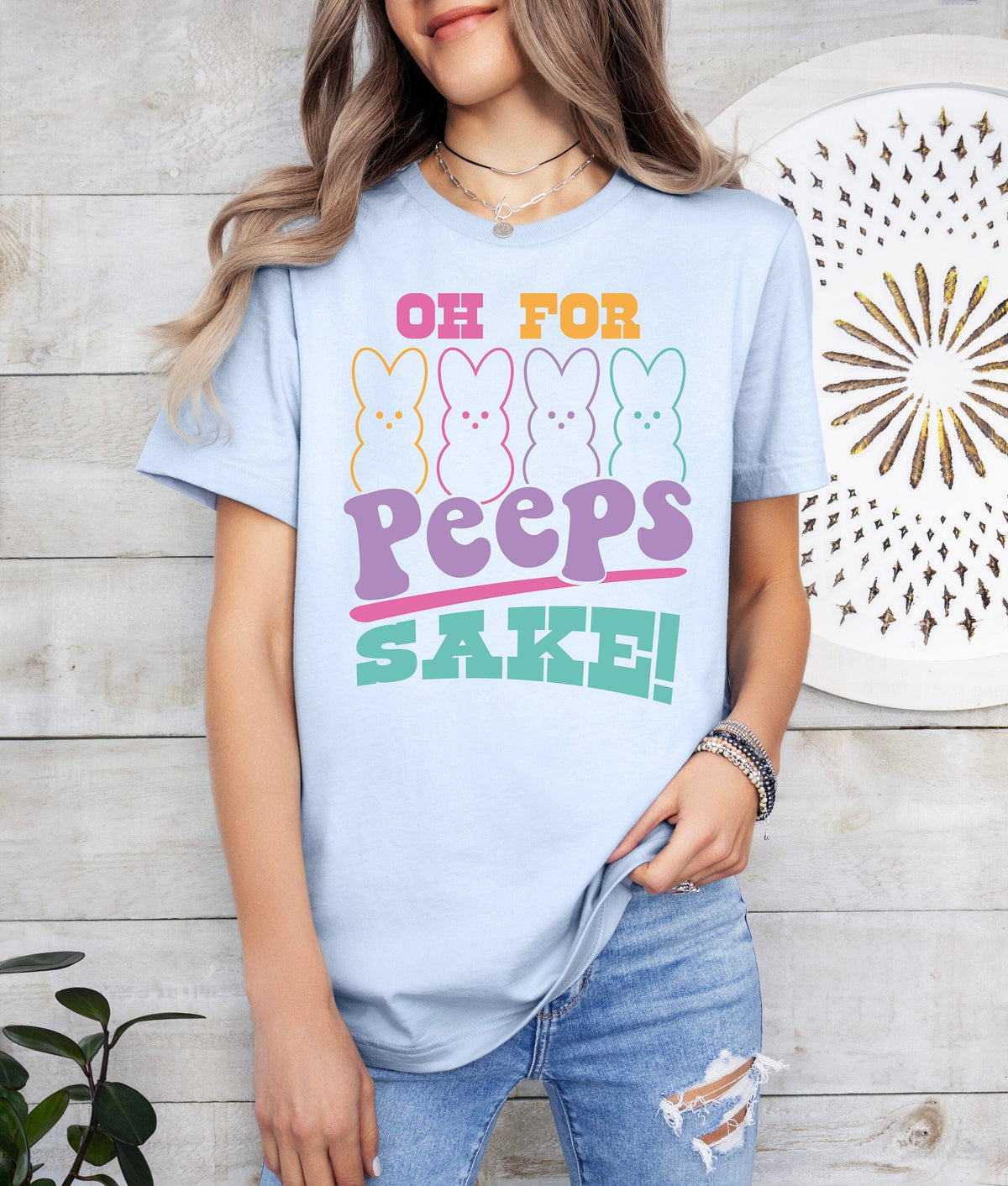 Oh For Peeps Sake Easter Shirt: Women's Easter Day Tee