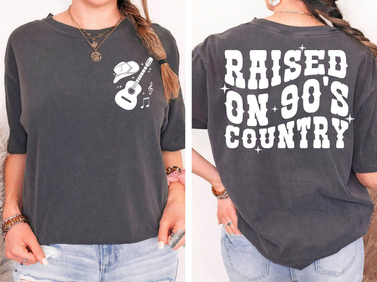 Raised on 90s Country Music Shirt: Retro Nashville Tee