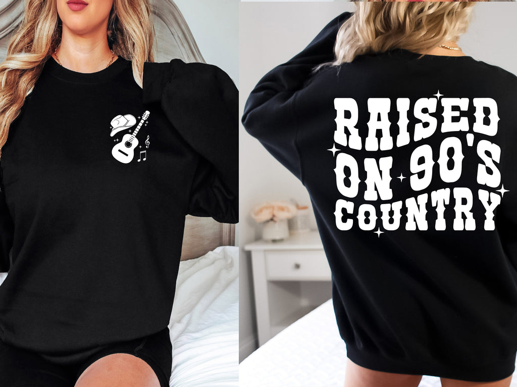 Raised on 90s Country Music Shirt: Retro Nashville Tee