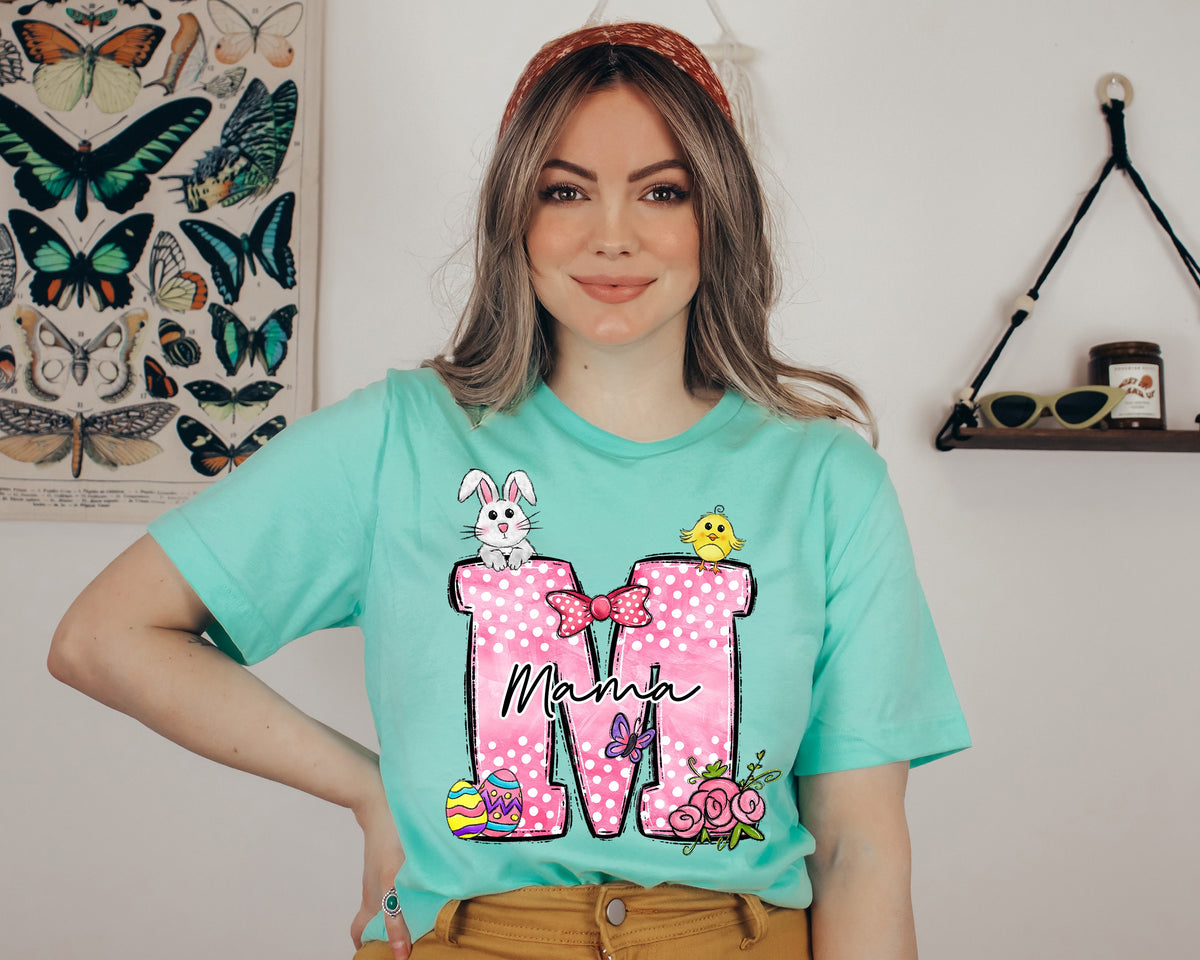 Personalized Easter Bunny Shirt: Custom Name, Matching Family Shirts