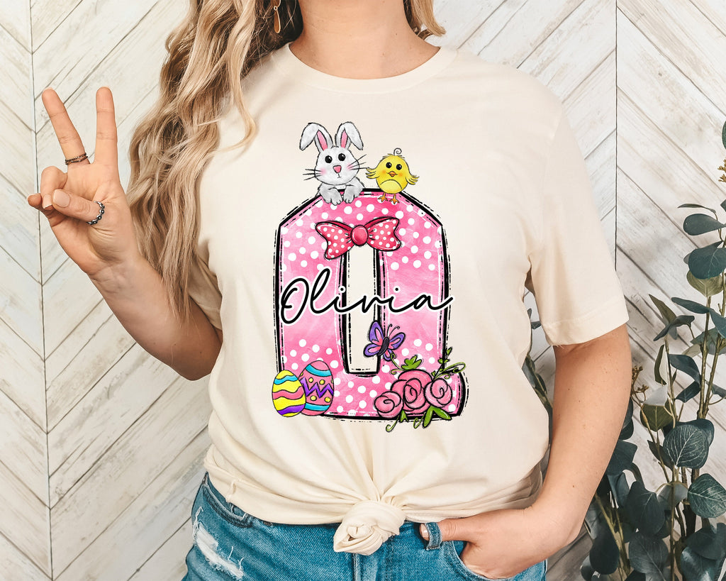 Custom Easter Mama Sweatshirt: Bunny & Chick Design