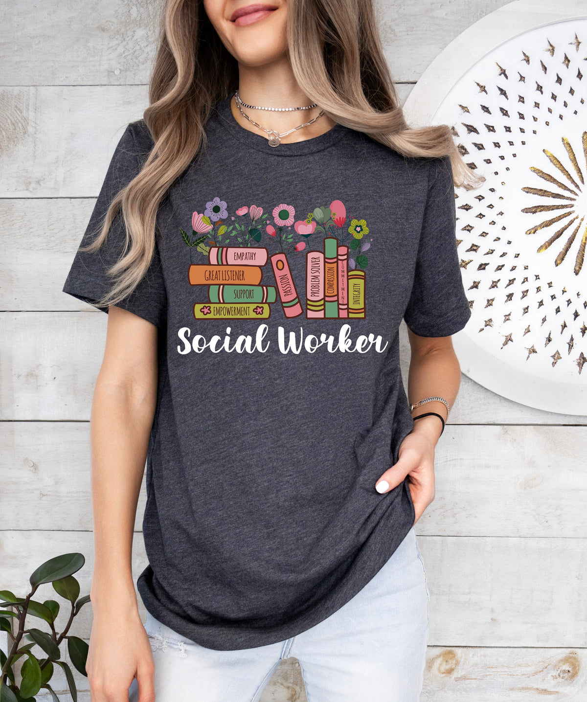 Retro Social Worker T-Shirt, Future Healthcare Gift