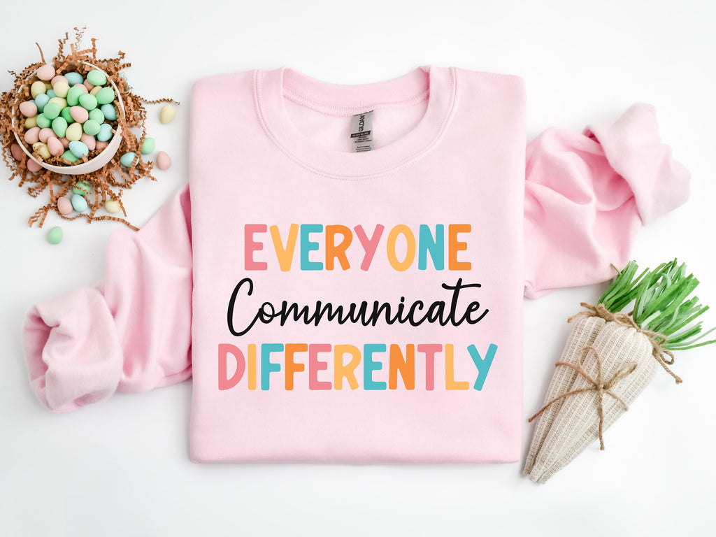 Autism Awareness Shirt: Everyone Communicate Differently Tee