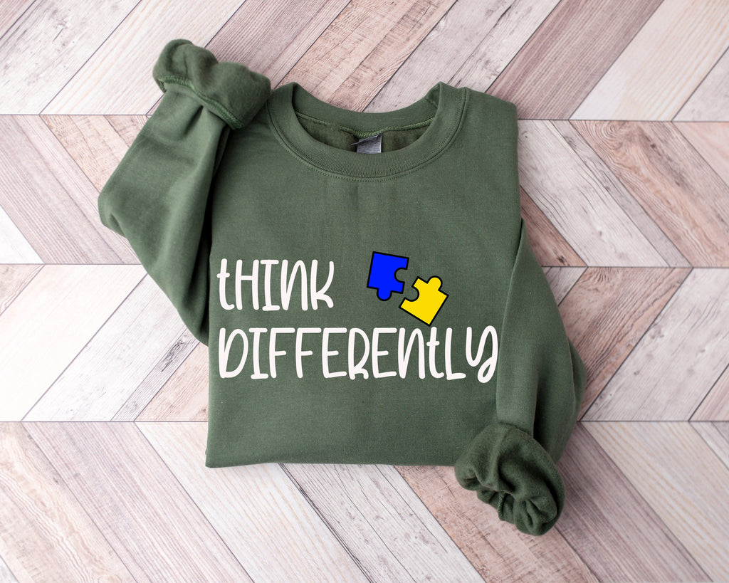Think Differently Autism Awareness Shirt