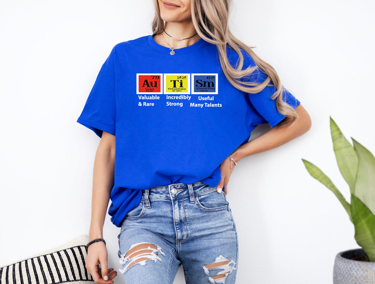 Autism Awareness Shirt, Periodic Table Design, Advocate T-shirt