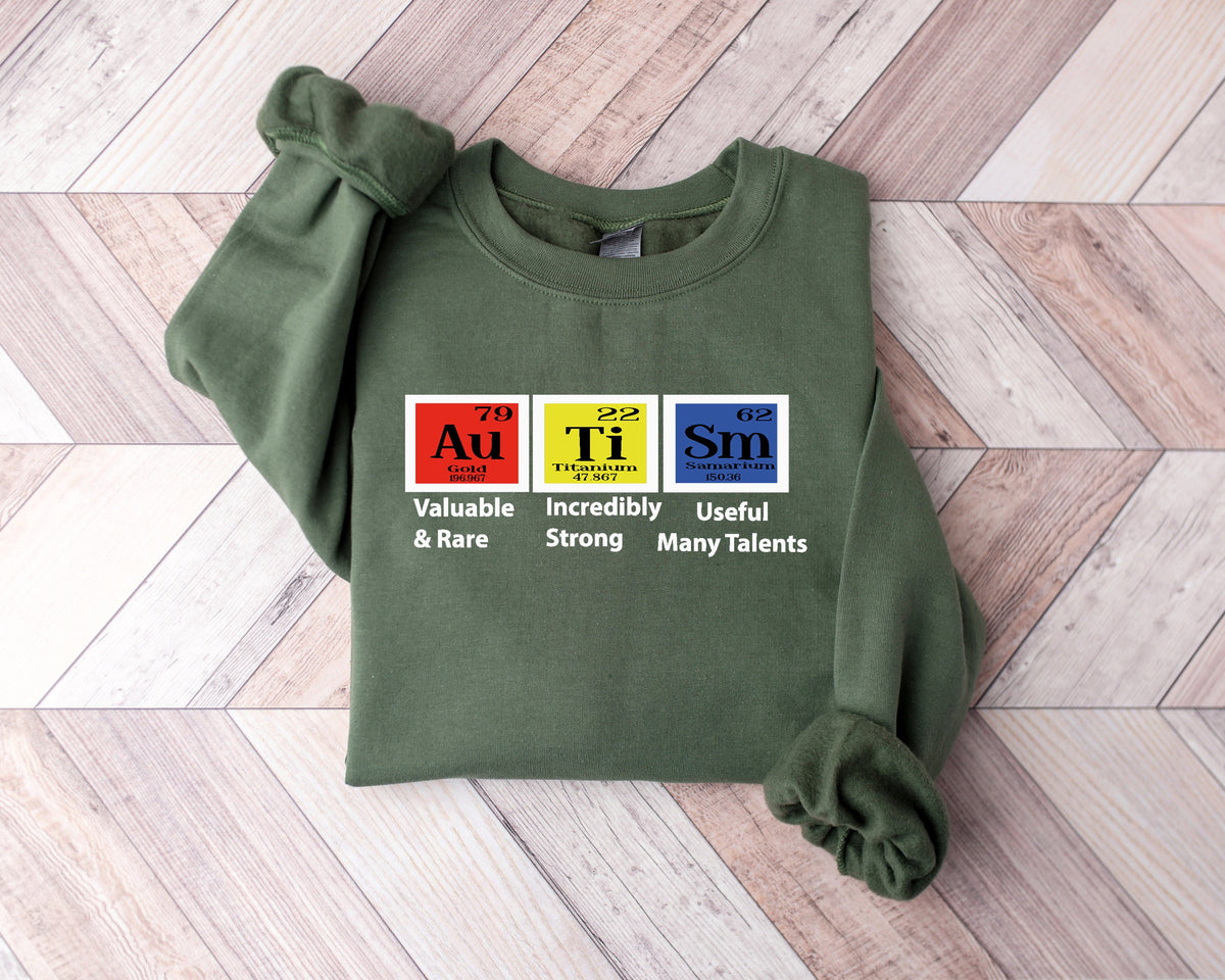 Autism Awareness Shirt, Periodic Table Design, Advocate T-shirt