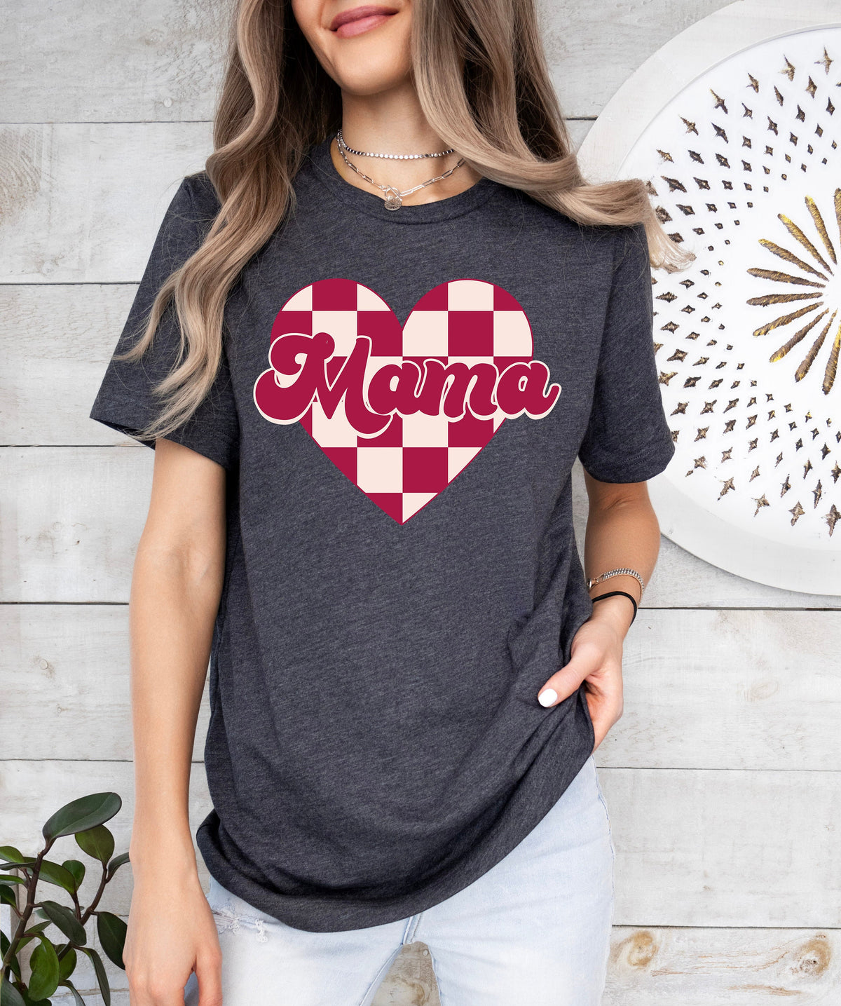 Mama Heart Graphic Sweatshirt, Mother's Day Gift