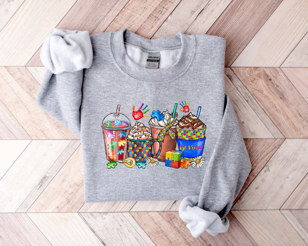 Autism Awareness Be Kind Shirt: DTF Print