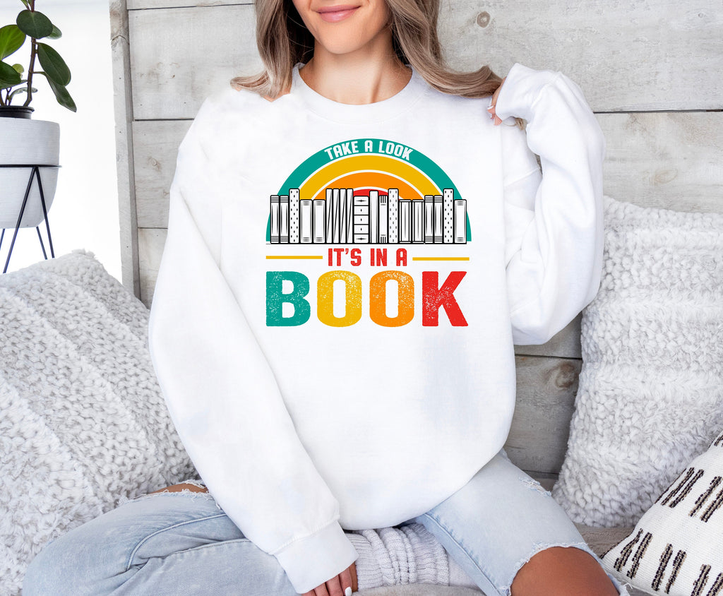 Take a Look It's in a Book Shirt: Bookworm Reading Shirt