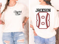 Personalized Baseball Mom Shirt: Kids Name & Number, Baseball Season Mama