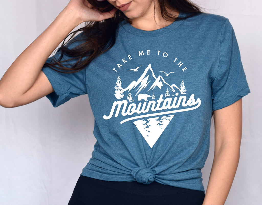 Mountains Adventure Sweatshirt: Nature Lover Camping Shirt