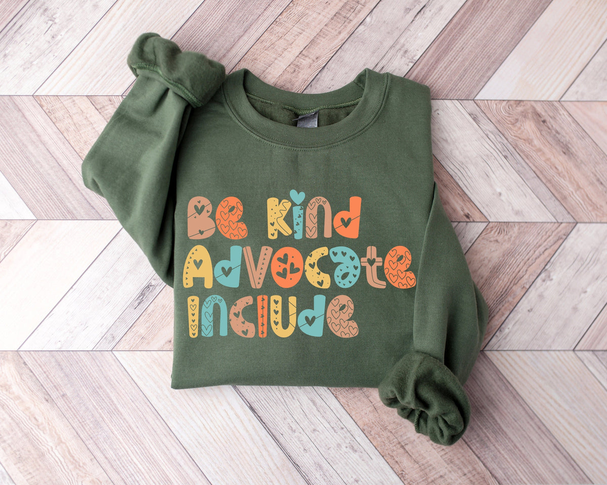 Be Kind Advocate Autism Awareness Shirt, SPED Teacher Gift