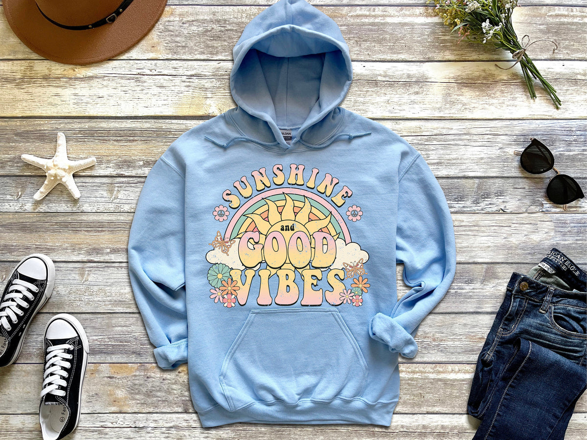 Sunshine and Good Vibes Shirt - Summer Beach Travel Tee