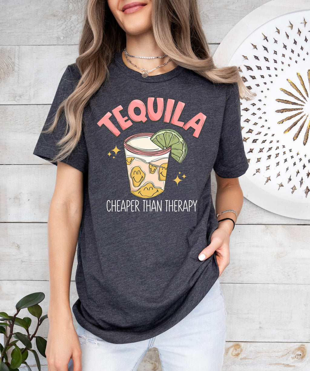 Tequila Cheaper Than Therapy Shirt: Girls Weekend Trip Tee
