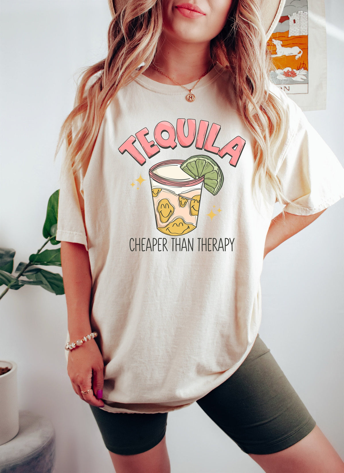 Tequila Cheaper Than Therapy Shirt: Girls Weekend Trip Tee
