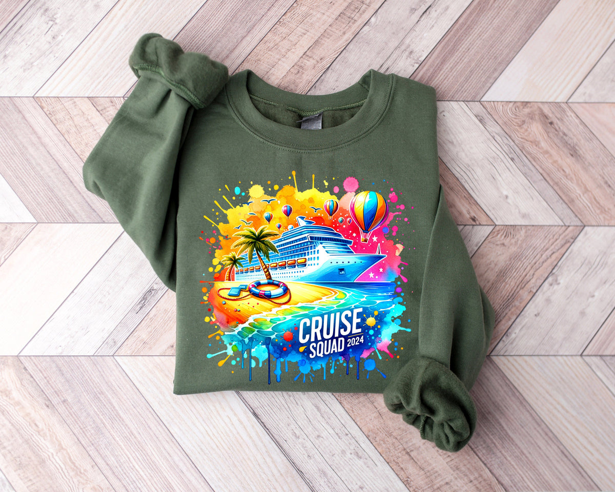 Custom Cruise Squad 2024 Shirt: Family Matching Tee