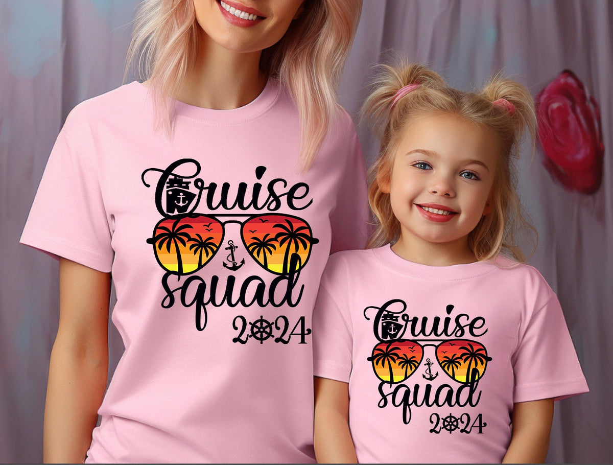 Custom Cruise Squad 2024 Shirt: Family Matching Tee