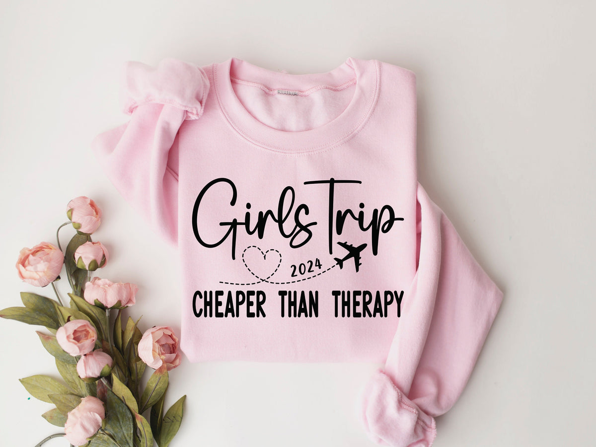 Girls Trip 2024 Shirt: Vacation Mode, Cheaper Than Therapy