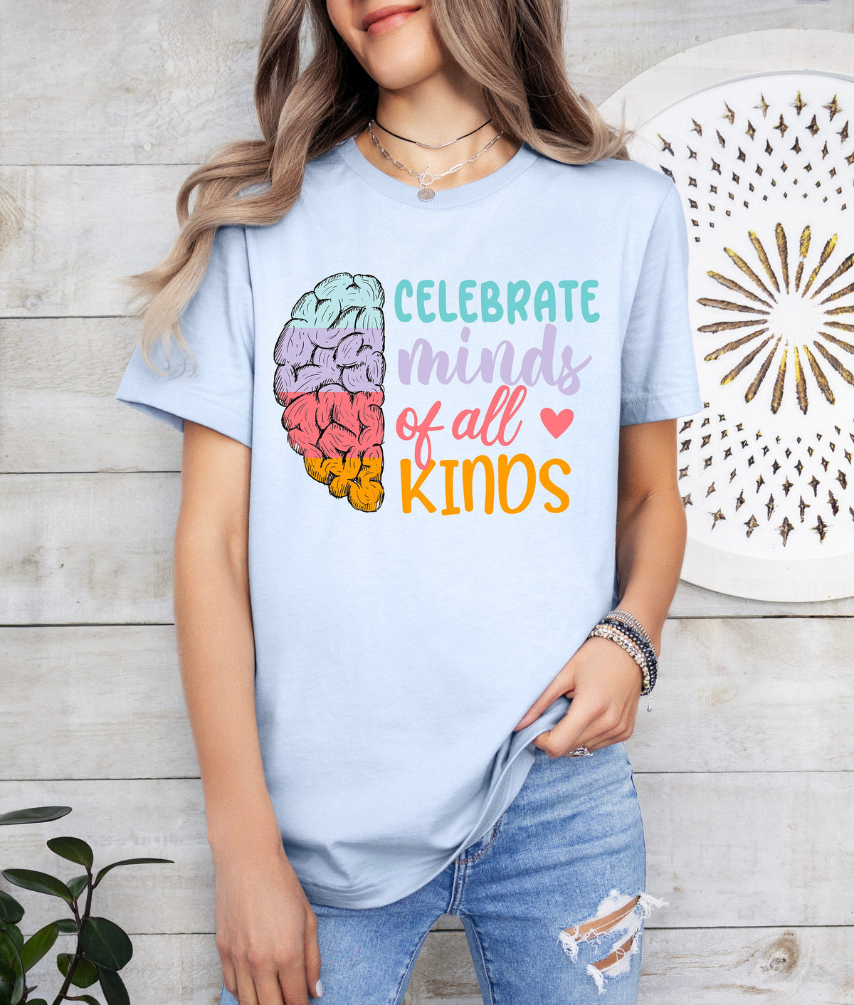 Neurodiversity Shirt: Celebrate Minds of All Kinds, SPED Teacher Tee