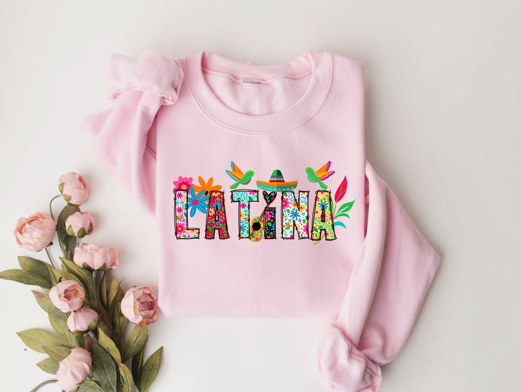 Floral Latina Shirt, Mexican Fiesta, Cinco de Mayo