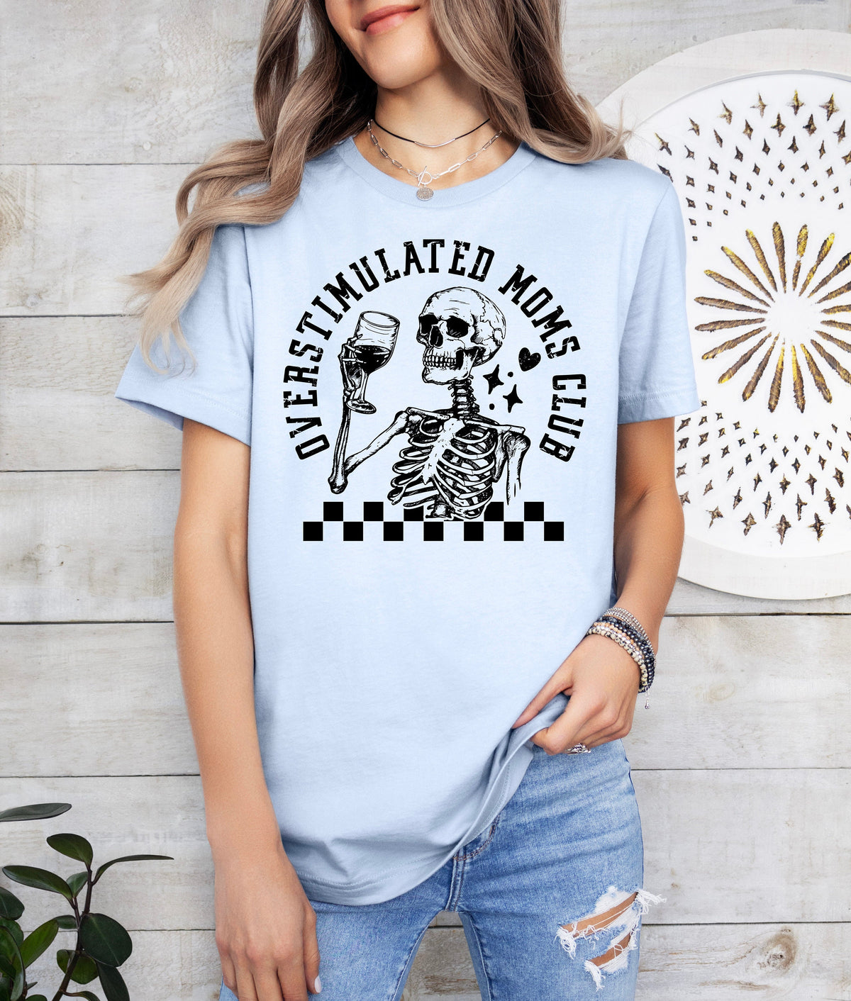 Overstimulated Moms Club Shirt: Funny Motherhood Tee