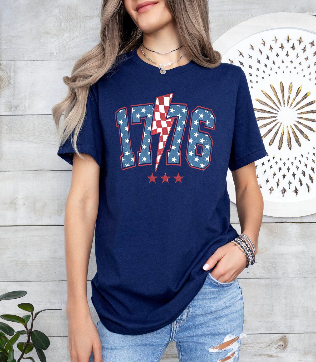 1776 Fourth of July T-Shirt: Patriotic America Tee