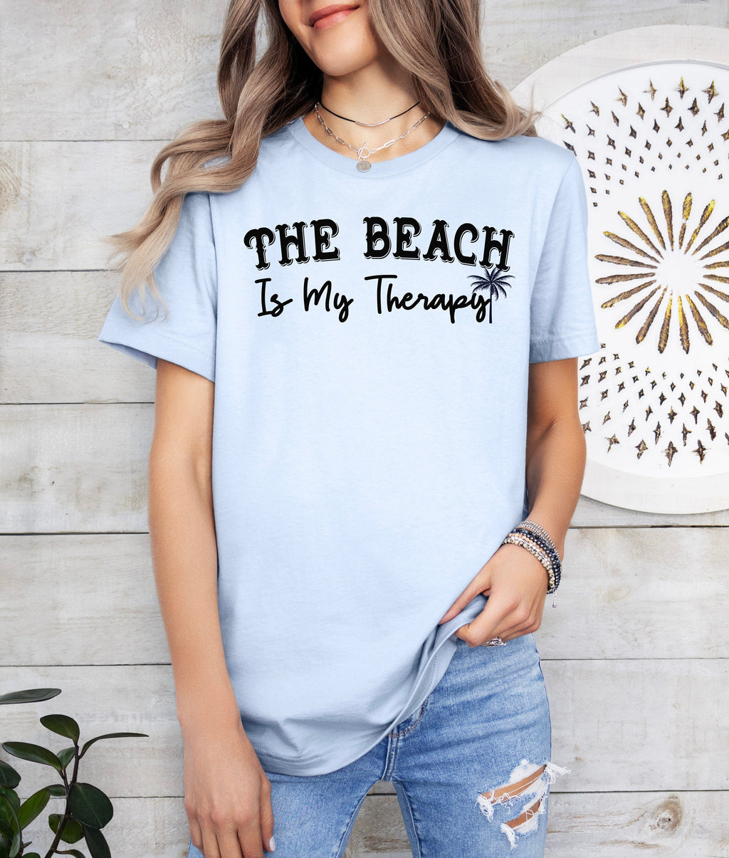 Beach Therapy Sweatshirt: Cozy Travel Shirt