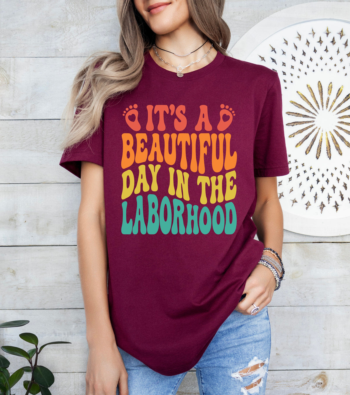 Labor and Delivery Nurse Sweatshirt, Retro L&D Nurse Gift