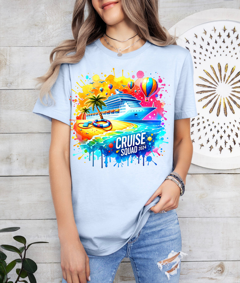 Custom Cruise Squad 2024 Shirt: Family Matching Tee