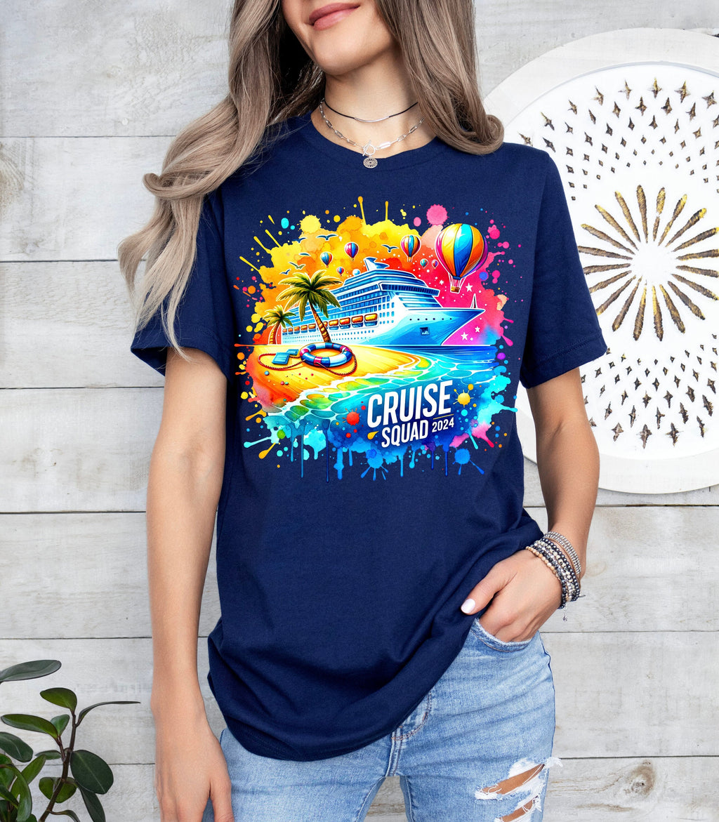 Custom Cruise Squad 2024 Shirt: Family Matching Tee