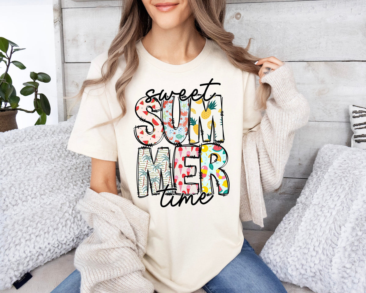 Sweet Summer Time Shirt: Retro Women's Summer Tee
